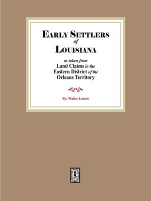 cover image of Land Claims in the Eastern District of the Orleans Territory